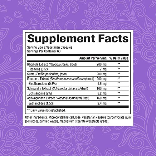 Foto 3 pulgar | Suplemento Natural Factors Adrenasense Support 120 C - Venta Internacional
