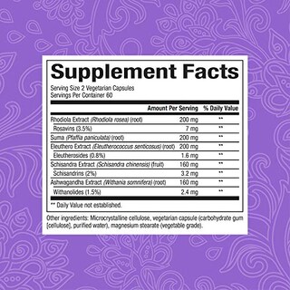 Foto 2 | Suplemento Natural Factors Adrenasense Support 120 C - Venta Internacional