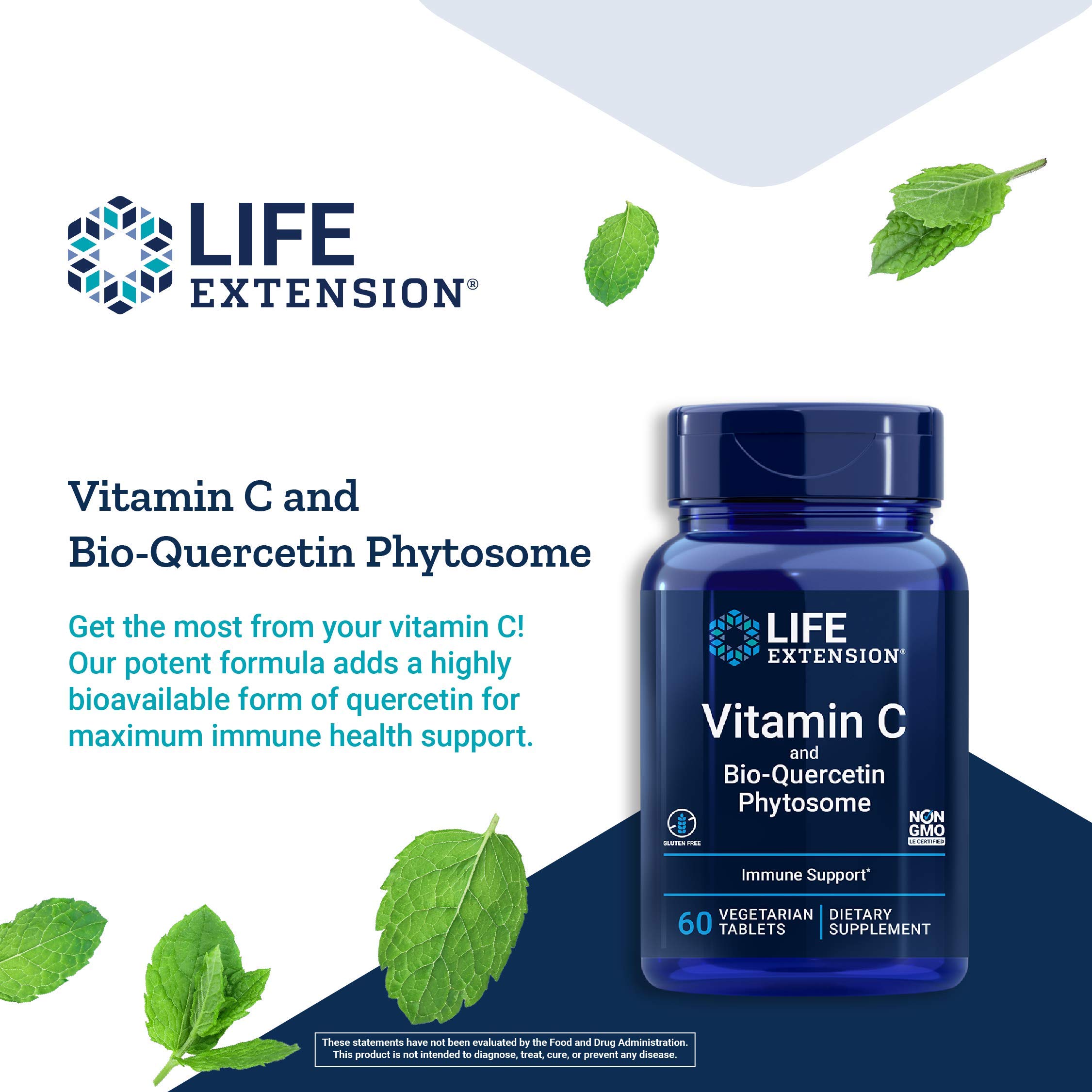 Foto 5 pulgar | Suplemento de Vitamina C Life Extension 1000 mg con Bioquercetina - Venta Internacional