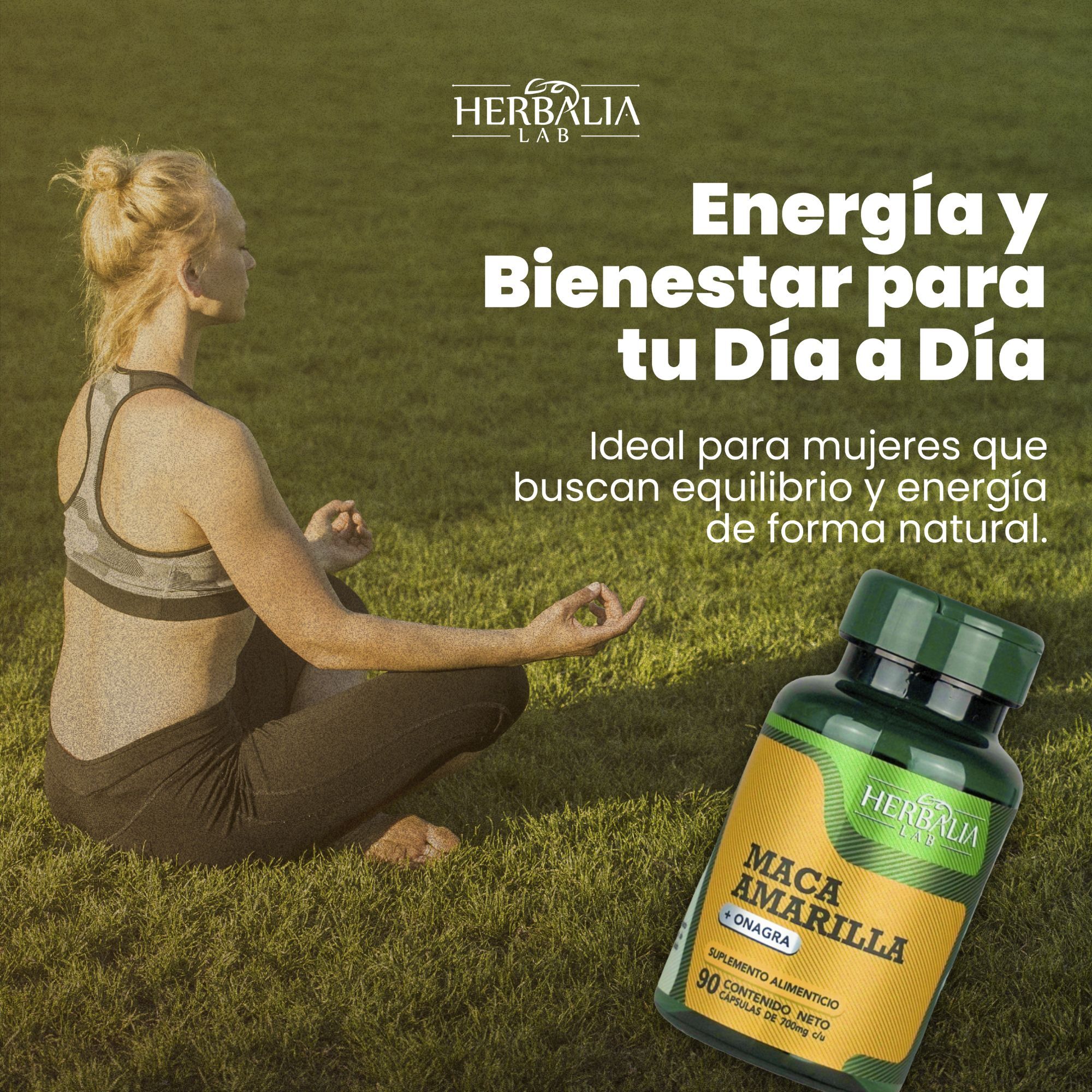 Foto 4 | Suplemento Alimenticio Maca Amarilla y Onagra de Herbalia Lab