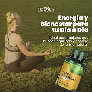 Foto 4 | Suplemento Alimenticio Maca Amarilla y Onagra de Herbalia Lab