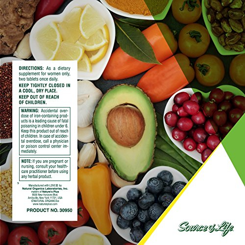 Foto 6 pulgar | Multivitamínico Nature's Plus Source Of Life Women 120 Comprimidos - Venta Internacional