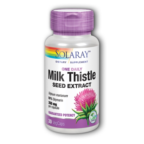 Foto 2 pulgar | Suplemento Solaray Milk Thistle Una Vez Al Día, 30 Cápsulas X 4 - Venta Internacional