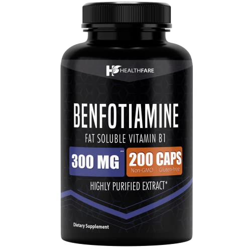 Foto 1 | Suplemento Healthfare Benfotiamina 300 Mg 200 Cápsulas - Venta Internacional