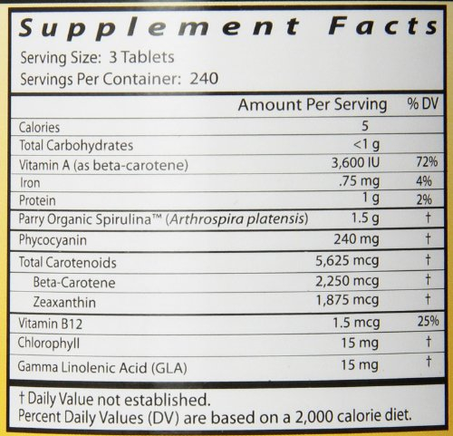 Foto 6 pulgar | Suplemento Tabletas de Espirulina Healthy Origins 500 Mg 720 Unidades - Venta Internacional
