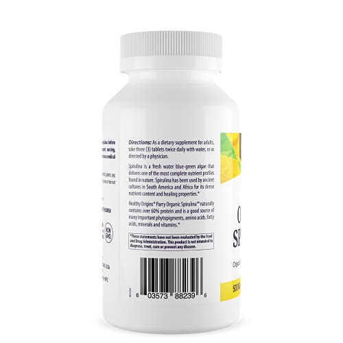 Foto 7 pulgar | Suplemento Tabletas de Espirulina Healthy Origins 500 Mg 720 Unidades - Venta Internacional