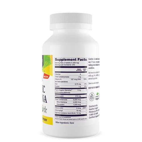 Foto 8 pulgar | Suplemento Tabletas de Espirulina Healthy Origins 500 Mg 720 Unidades - Venta Internacional