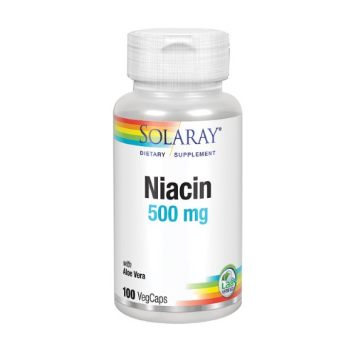 Foto 2 pulgar | Suplemento Solaray de Niacina, 500 mg 100 Cápsulas Vegetales paquete de 4 - Venta Internacional
