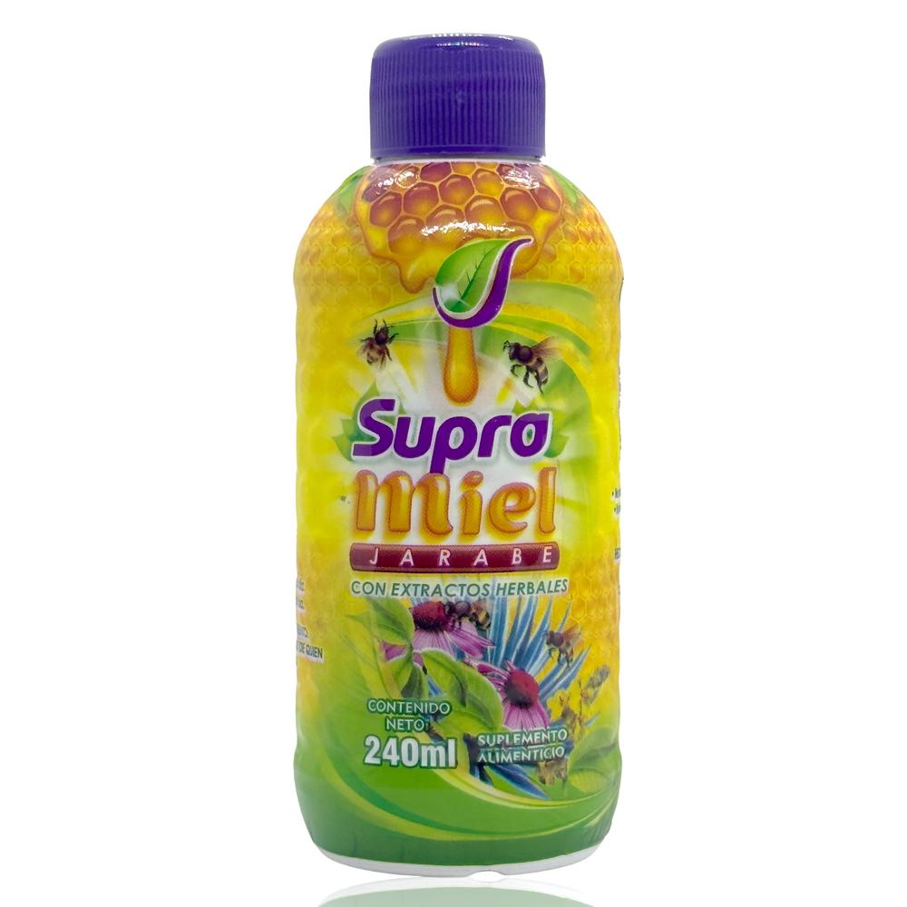 Foto 2 pulgar | Jarabe de Miel con Extractos Herbales 240 ml Supra Natura