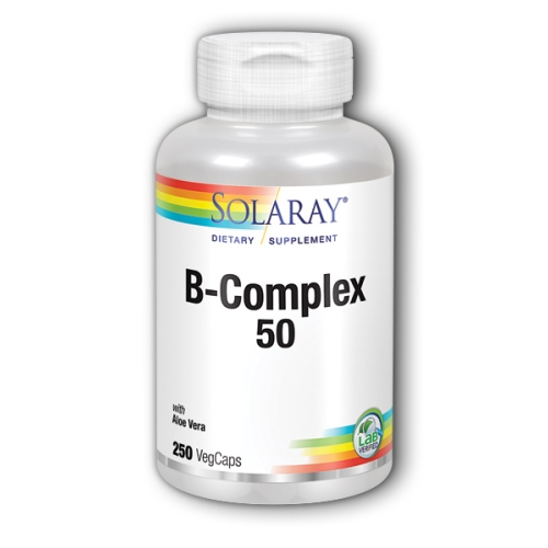 Foto 1 | Suplemento Solaray B-Complex 50 250 Cápsulas paquete de 4 - Venta Internacional