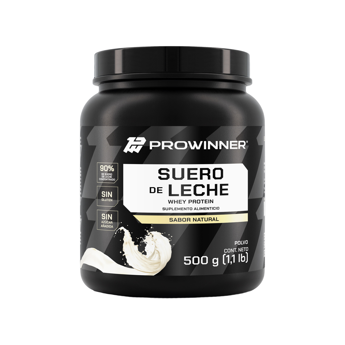 Suplemento Suero De Leche Prowinner Sabor Natural 500 Gramos