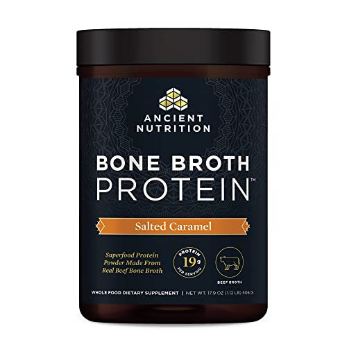 Proteína en Polvo Ancient Nutrition Caldo de Huesos Caramelo Salado - Venta Internacional