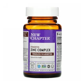 Foto 1 | Suplemento New Chapter Zinc Food Complex 60 Comprimidos X 4 - Venta Internacional