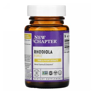 Foto 1 | Suplemento New Chapter Rhodiola Force 30 Cápsulas Paquete De 4 - Venta Internacional
