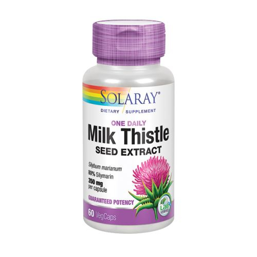 Foto 2 pulgar | Suplemento Solaray Milk Thistle Una Vez al Día 60 Cápsulas - Venta Internacional