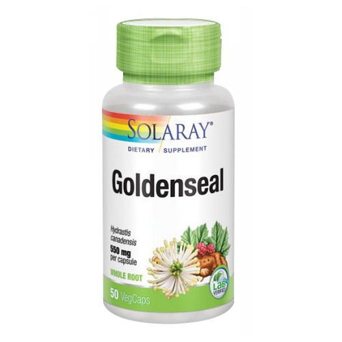 Foto 2 pulgar | Suplemento Solaray Goldenseal 50 Cápsulas - Venta Internacional
