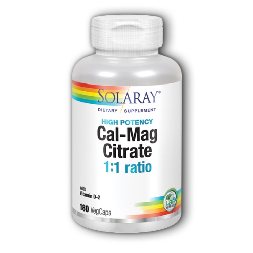 Foto 2 pulgar | Suplemento Solaray Cal-Mag Citrato 180 Cápsulas con Vitamina D - Venta Internacional