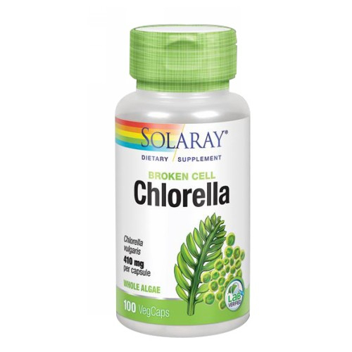 Foto 2 pulgar | Suplemento Solaray Chlorella 100 Cápsulas - Venta Internacional