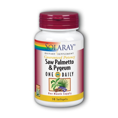 Foto 2 pulgar | Suplemento Solaray Saw Palmetto Y Pygeum 30 Cápsulas Blandas - Venta Internacional