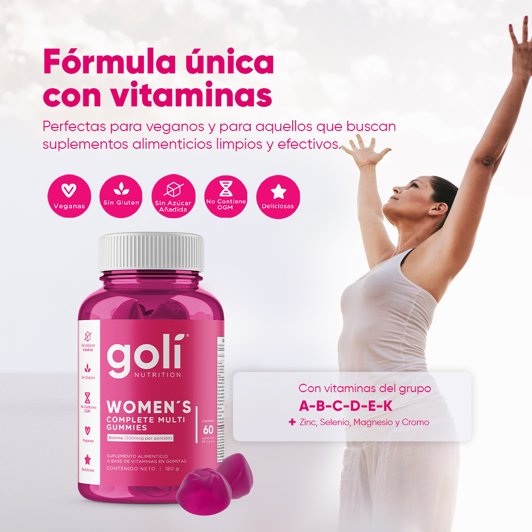 Foto 6 pulgar | Suplemento Goli Nutrition Women's de 60 Gomitas
