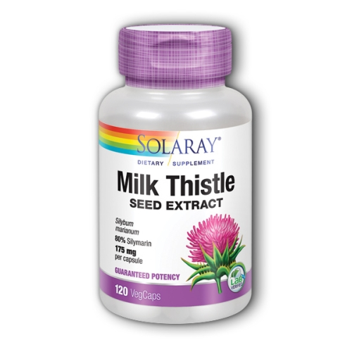 Foto 2 pulgar | Suplemento Solaray Milk Thistle de 120 Cápsulas-Venta Internacional