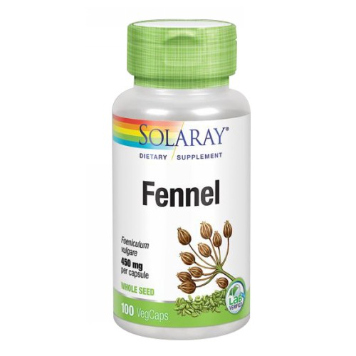 Foto 2 pulgar | Suplemento Solaray Fennel 100 Cápsulas - Venta Internacional