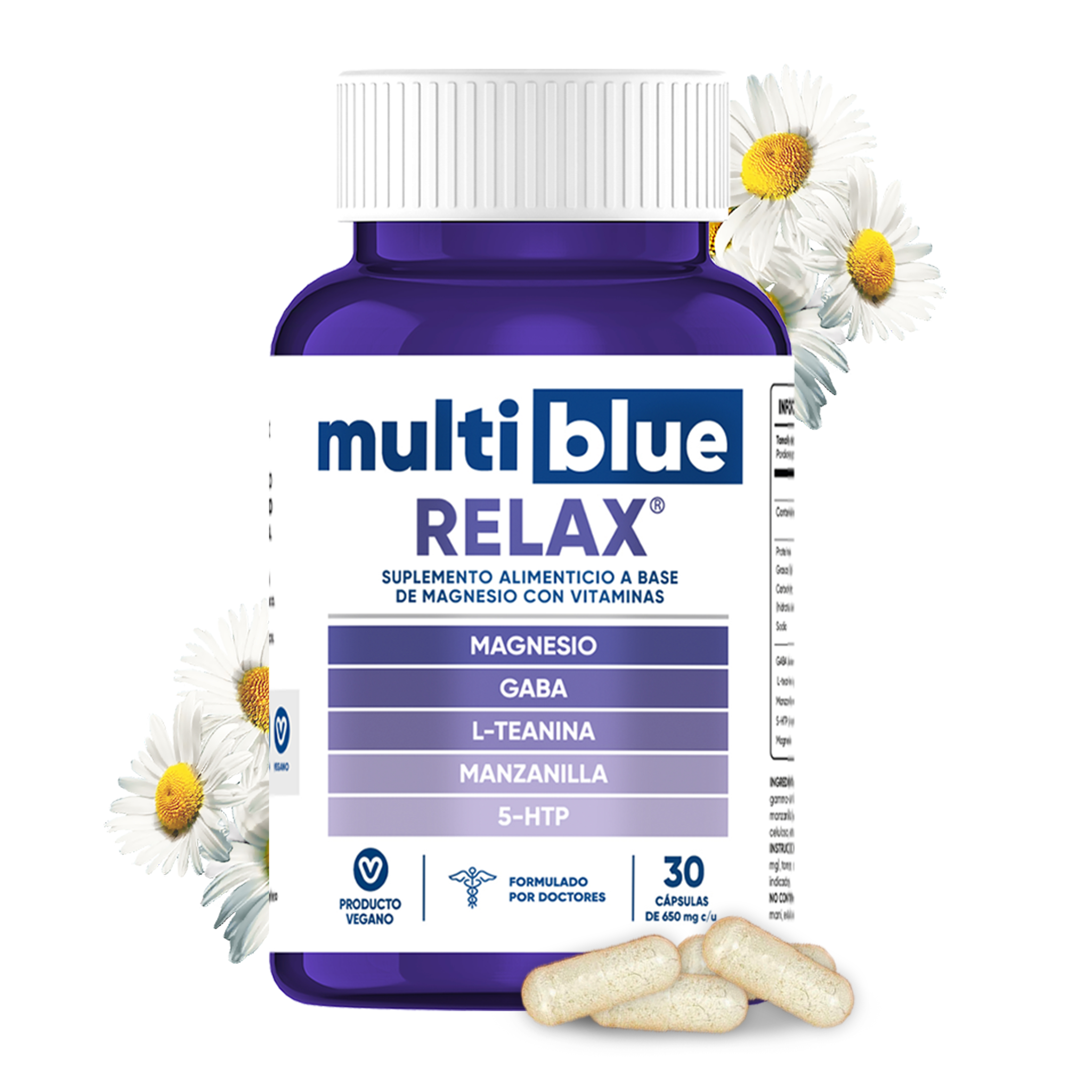 Foto 2 pulgar | Suplemento Multiblue Relax de 30 Cápsulas