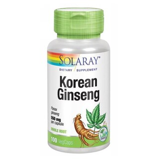 Foto 1 | Suplemento Solaray Korean Ginseng 100 Cápsulas - Venta Internacional