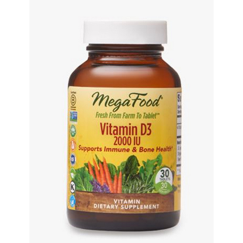 Foto 2 pulgar | Suplemento Megafood De Vitamina D3 2000 Ui 50 Mcg 30 Tabletas - Venta Internacional