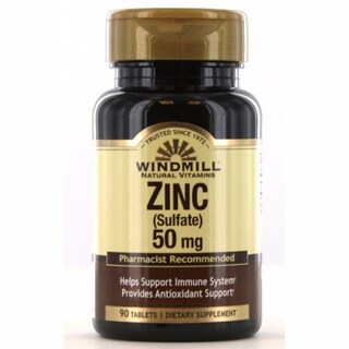 Foto 1 | Suplemento Windmill Health Sulfato De Zinc 90 Comprimidos - Venta Internacional