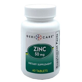 Foto 1 | Suplemento Mineral Gericare De Sulfato De Zinc 50 Mg 60 Comprimidos - Venta Internacional