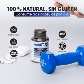Foto 4 | Suplemento Multiblue Magnesio de 60 Cápsulas