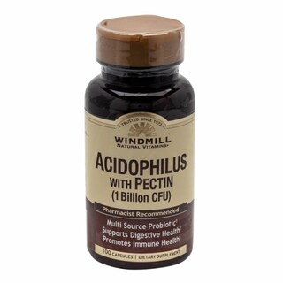 Foto 1 | Suplemento Windmill Health Acidophilus con Pectina 100 Cápsulas - Venta Internacional