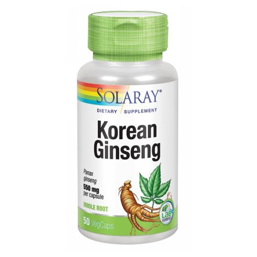 Foto 2 pulgar | Suplemento Solaray Korean Ginseng 550 Mg 50 Cápsulas - Venta Internacional