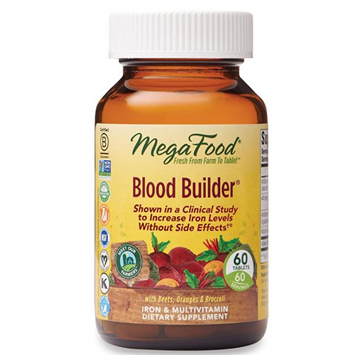 Foto 2 pulgar | Suplemento MegaFood Blood Builder 60 Comprimidos - Venta Internacional