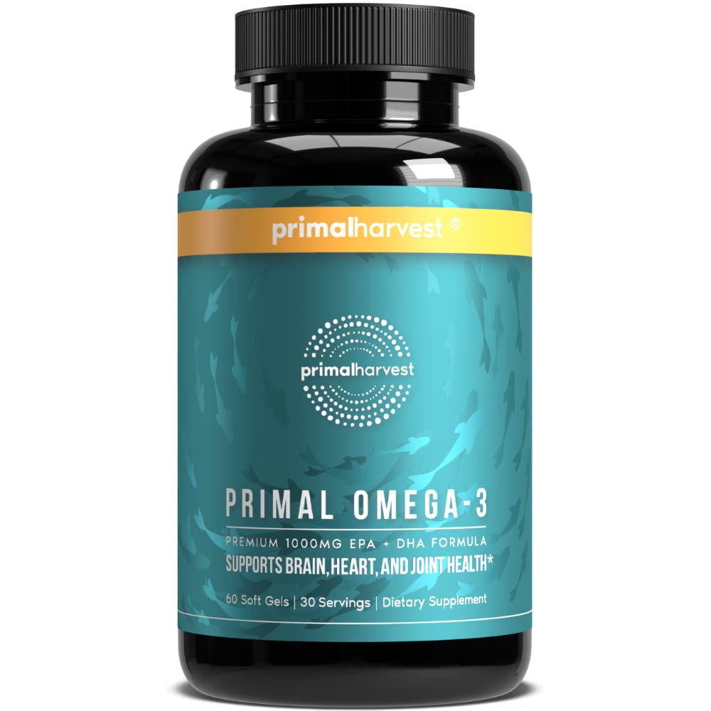 Foto 2 pulgar | Suplementos De Aceite De Pescado Omega 3 De Primal Harvest, 1000 Mg, 30 Porciones - Venta Internacional.