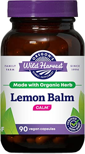 Suplemento Del Bálsamo De Limón Wild Harvest De Oregon, 1125 Mg, 90 Unidades - Venta Internacional.