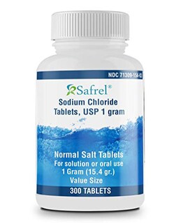 Foto 1 | Tabletas Safrel De Cloruro De Sodio, 1 G, Usp, 300 Unidades, Con Electroly - Venta Internacional.