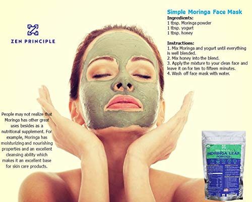 Foto 7 | Polvo De Hojas De Moringa Oleifera Zen Principle 454 G - Venta Internacional.