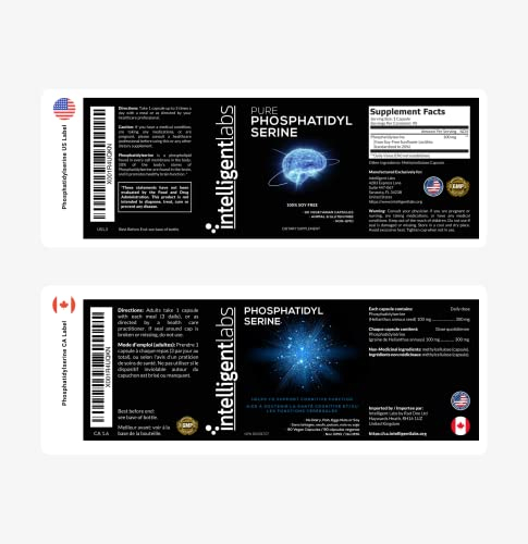Foto 2 | Suplemento De Fosfatidilserina De Intelligent Labs 100 Mg 90 Cápsulas - Venta Internacional.
