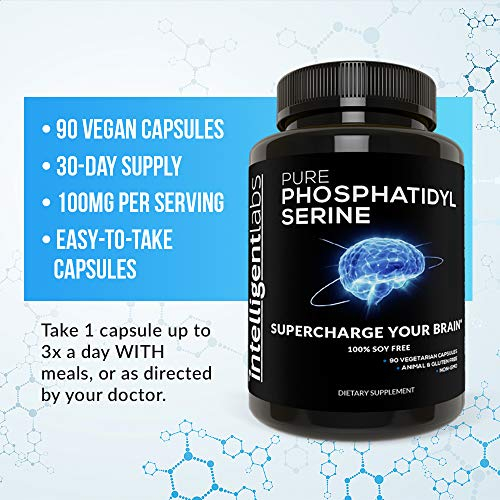 Foto 4 pulgar | Suplemento De Fosfatidilserina De Intelligent Labs 100 Mg 90 Cápsulas - Venta Internacional.