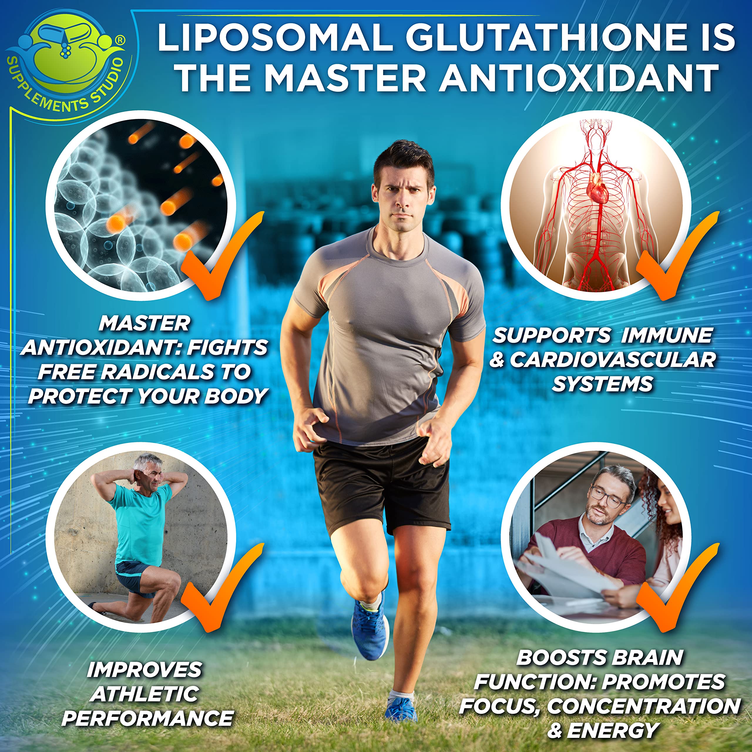 Foto 8 pulgar | Suplemento > Suplementos > Glutatión Liposomal Studio, 500 Mg - Venta Internacional.