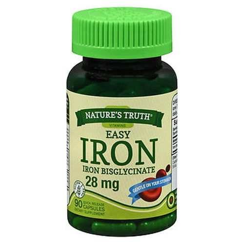 Foto 2 pulgar | Suplemento Nature's Truth Easy Iron 28 Mg 90 Cápsulas- Venta Internacional