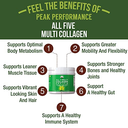 Foto 4 pulgar | Proteína De Colágeno En Polvo Peak Performance Multi-collagen - Venta Internacional.