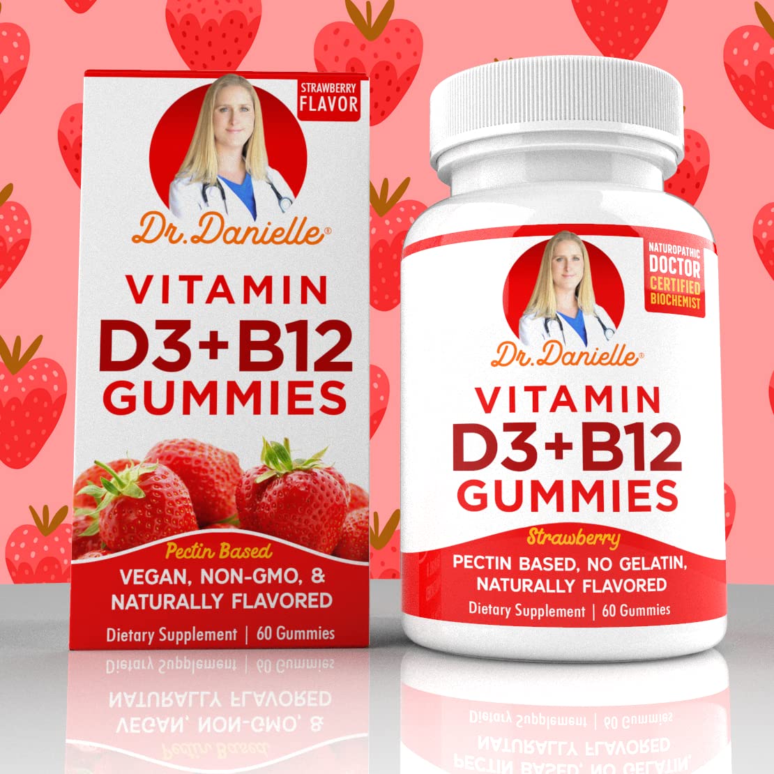 Foto 5 pulgar | Suplemento Dr. Danielle Con Vitamina D3 Y B12 En Gomitas Veganas - Venta Internacional.