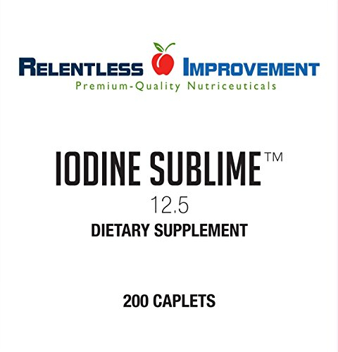 Foto 3 pulgar | Suplemento Relentless Improvement Iodine Sublime 12,5 Mg 200  - Venta Internacional.