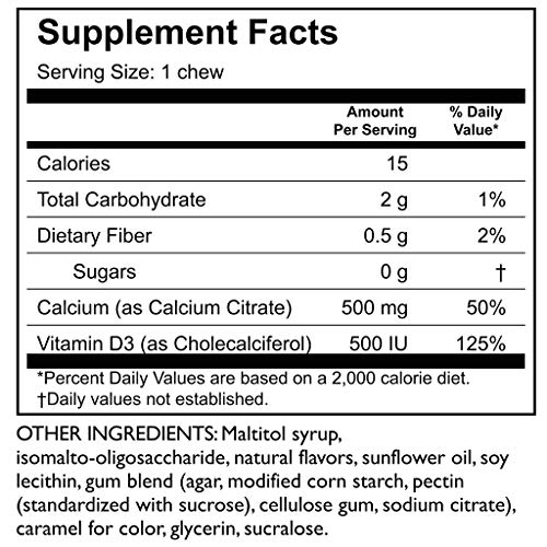Foto 3 pulgar | Masticables Blandos Con Citrato De Calcio Celebrate Caramel, 500 Mg, 90 Unidades - Venta Internacional.