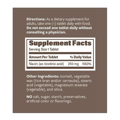 Foto 8 pulgar | Supplement Endurance Products, Niacina Natural, 250 Mg, B-3, 100 Tabletas - Venta Internacional.