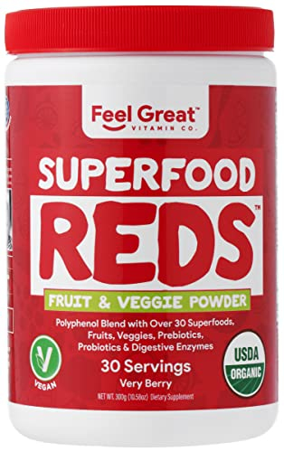 Foto 2 pulgar | Suplemento Feel Great 365 Organic Superfood Reds En Polvo - Venta Internacional.