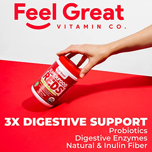 Foto 5 pulgar | Suplemento Feel Great 365 Organic Superfood Reds En Polvo - Venta Internacional.